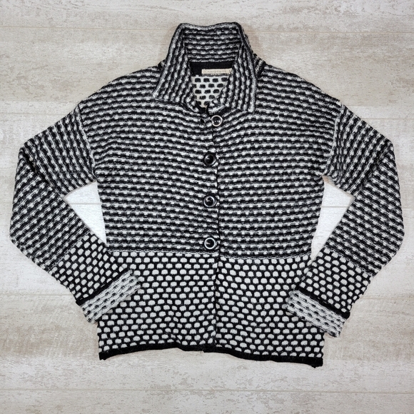 Chiaramente Italian Wool Luxury Cardigan Size Small - Picture 1 of 5